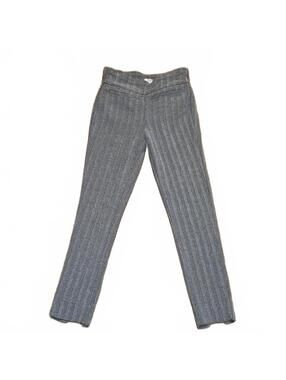 Crown & Ivy Gray Herringbone Stretchy Skinny Pants Size 6P